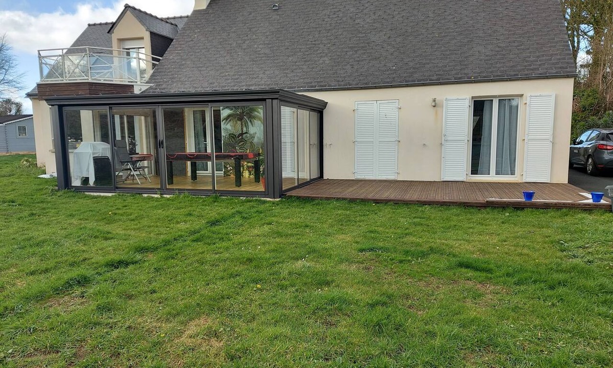 Guimaec House | Quiet house on a plot of 1000m close to the beach venizella 500m etGR 34