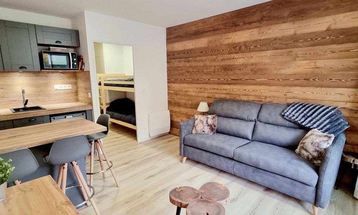 La Joue du Loup Apartment | Renovated Studio 4 pers. at ski slopes with parking