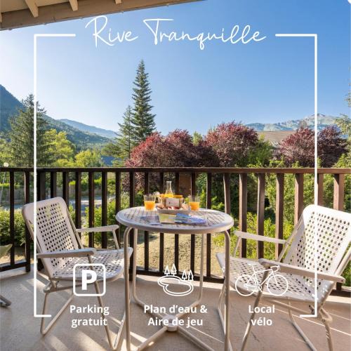 Jausiers Apartment | Rive Tranquille - WIFI - Parking - Plan d'eau