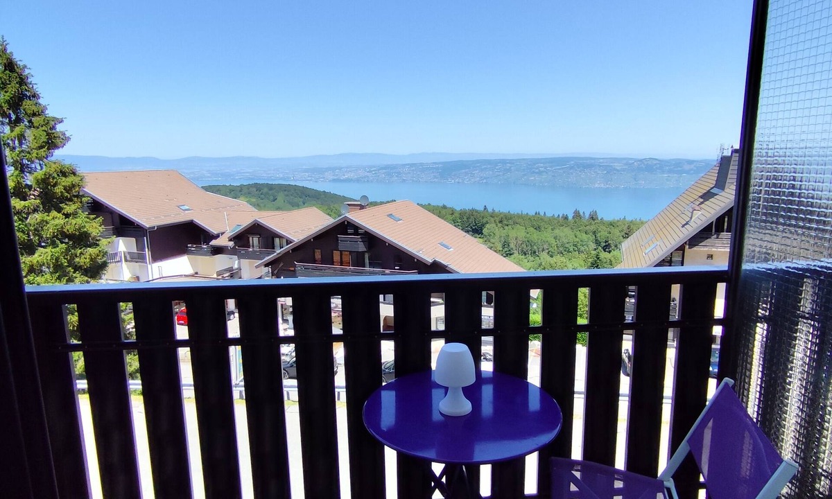 Thollon-les-Memises Apartment | Schuss: Summer and Winter Balcony with a View of the Lake — The SCHUSS Building