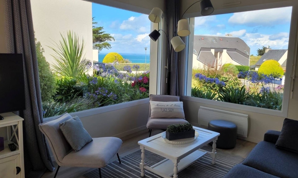 Pleneuf-Val-Andre House | SEA VIEW, BEACH, DAHOUET PORT and CUSTOMS WAY ON FOOT - WIFI