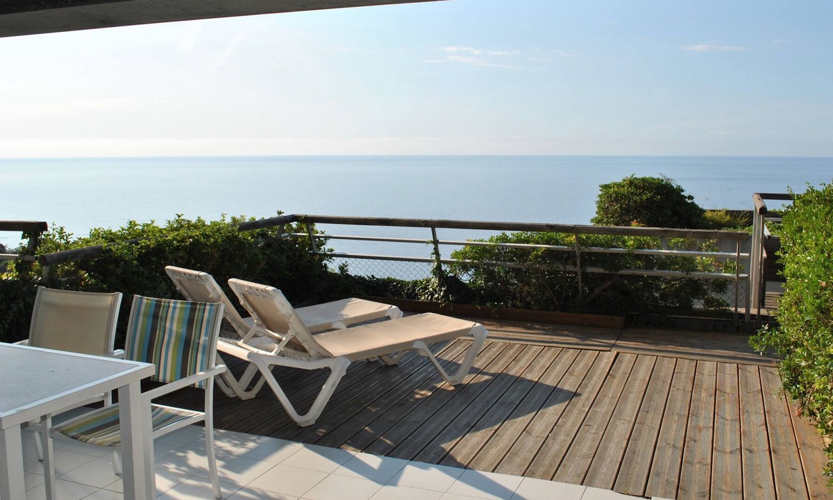 Cap d'Ail Apartment | Seaview terrace apartment in Cap d'Ail, sleeps 4-5, 5 minutes from Monaco