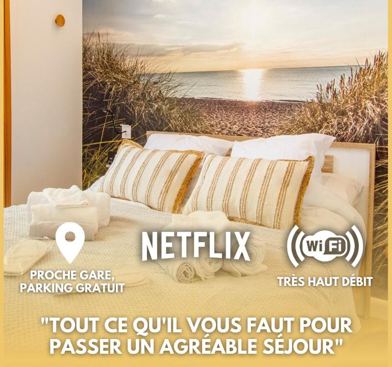 Chalons-en-Champagne Apartment | Soleil d'Été - Netflix & Wifi - Balcon - Climatisation - Parking Gratuit - check-in 24H24 - Emplacement Vélos - GoodMarning