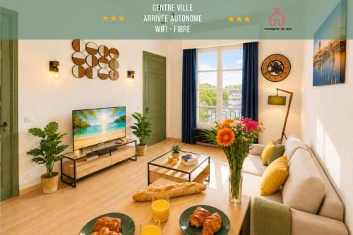 Fer a Cheval Apartment | " Studio 5ème Ciel " Vue - Centre Ville - Wifi