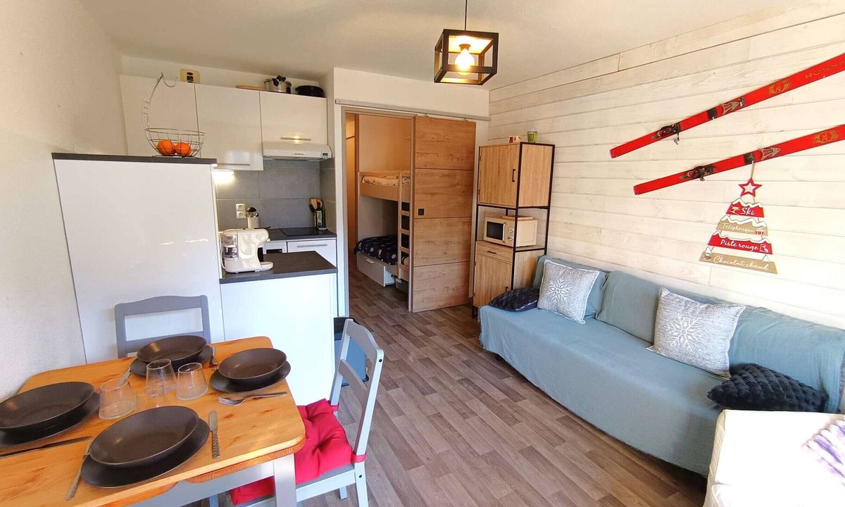 Saint-Lary-Soulan Apartment | Studio Cabin for 4 in Vielle Aure with Parking