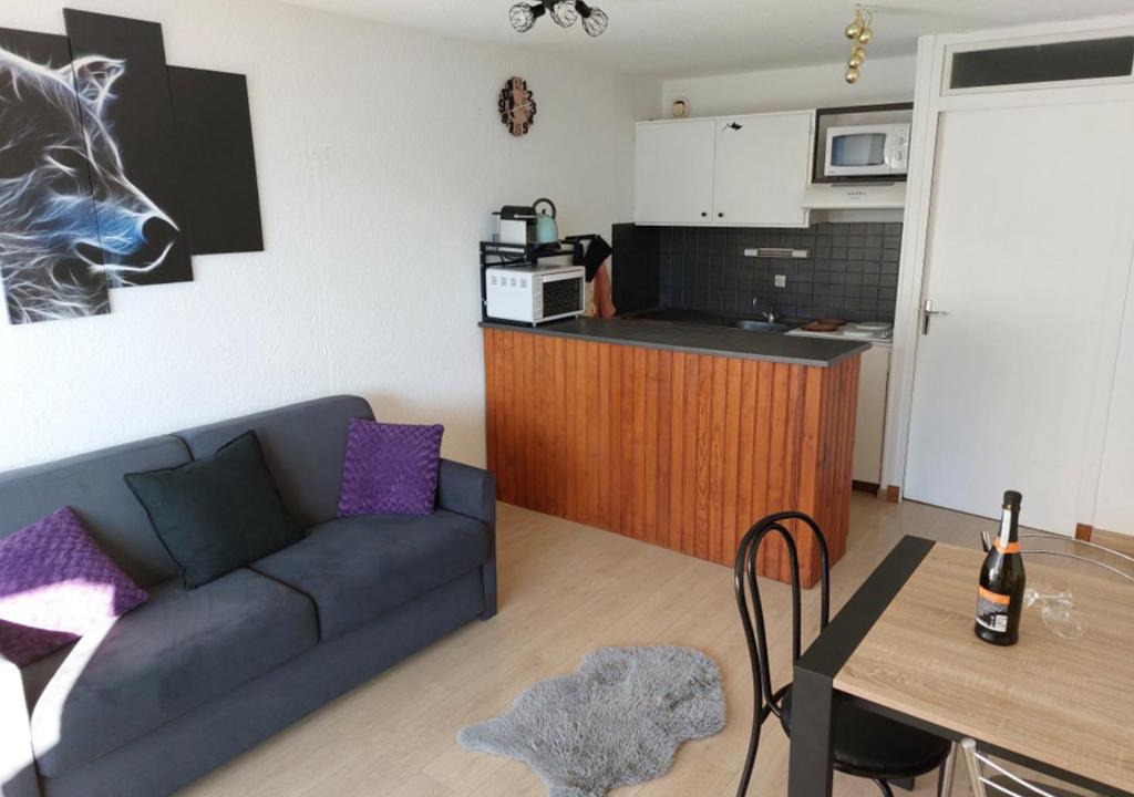 Pra Loup Apartment | Studio moderne à Pra-Loup avec balcon et confort familier - FR-1-165A-167