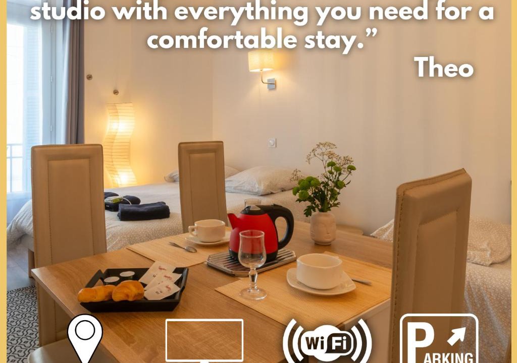Lourdes Apartment | Studio Relax - 9 min sanctuaires - Rénové & équipé - 3 couchages