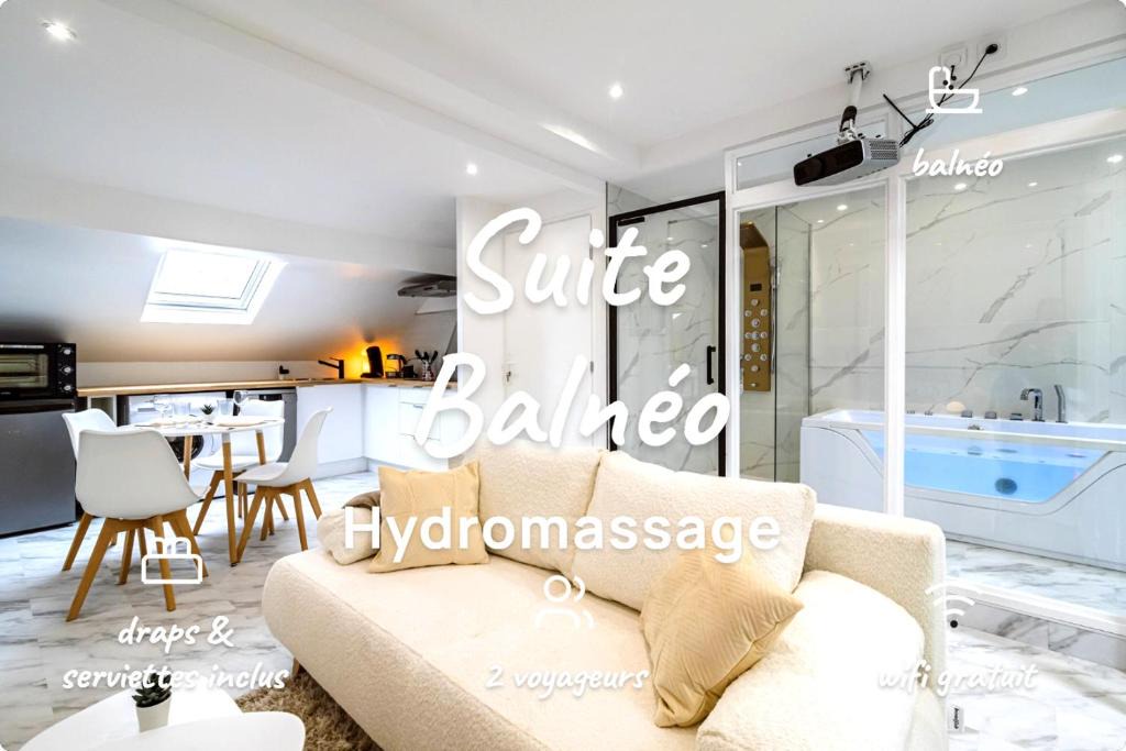 Coutures Apartment | Suite Balnéo hydromassage et rétroprojecteur