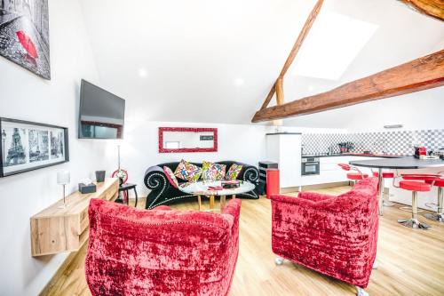 Le Mesnil-sur-Oger Apartment | Suite Edouard - 4 étoiles, spacieux avec sauna et extérieur