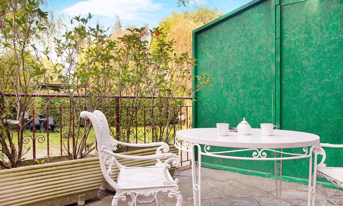 Capolago Apartment | Suite in Villa with Park: Private Terrace, Wi-Fi, and Air Conditioning