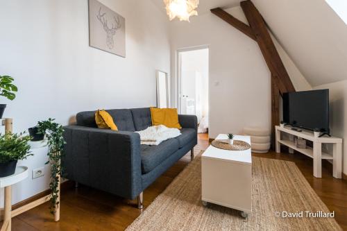 Charleville-Mezieres Apartment | Suites Mana - Te Fiti en Plein Centre de la Place Ducale avec vue sur les toits