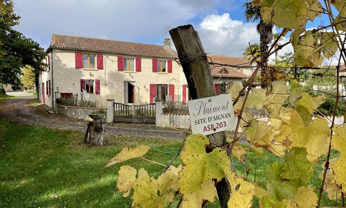 Pouydraguin House | Sunny and lighted village house, with swimming pool, and view of the vineyards