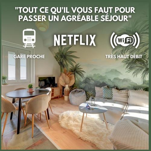 Venissieux Apartment | T2 Green Place x2 pers - Center of Vénissieux