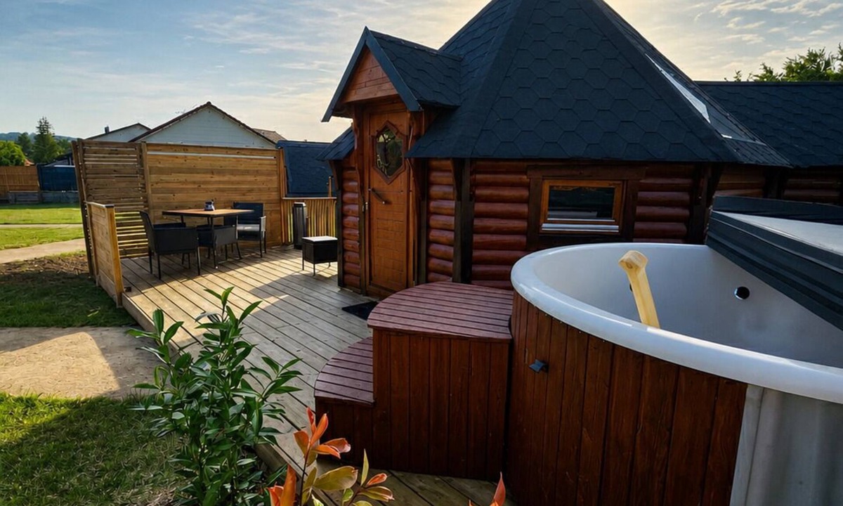 Rainville Ski Chalet | The charm of the Finnish Kota and its Nordic bath