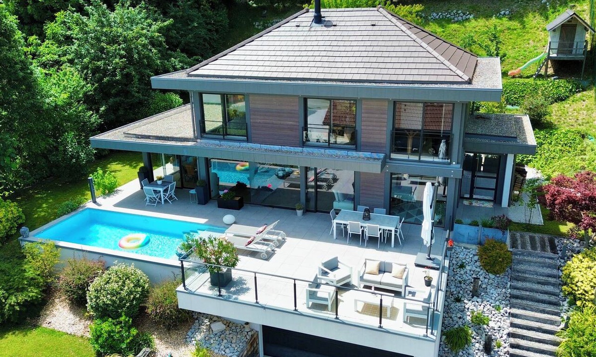 Le Bourget-du-Lac Villa | Villa 6 p Piscine à 5 mn à pied du lac