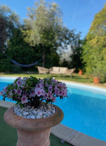 Villeneuve-les-Bouloc Bed & Breakfast | Villa Verano - chambre double indépendante avec salle de bain et WC