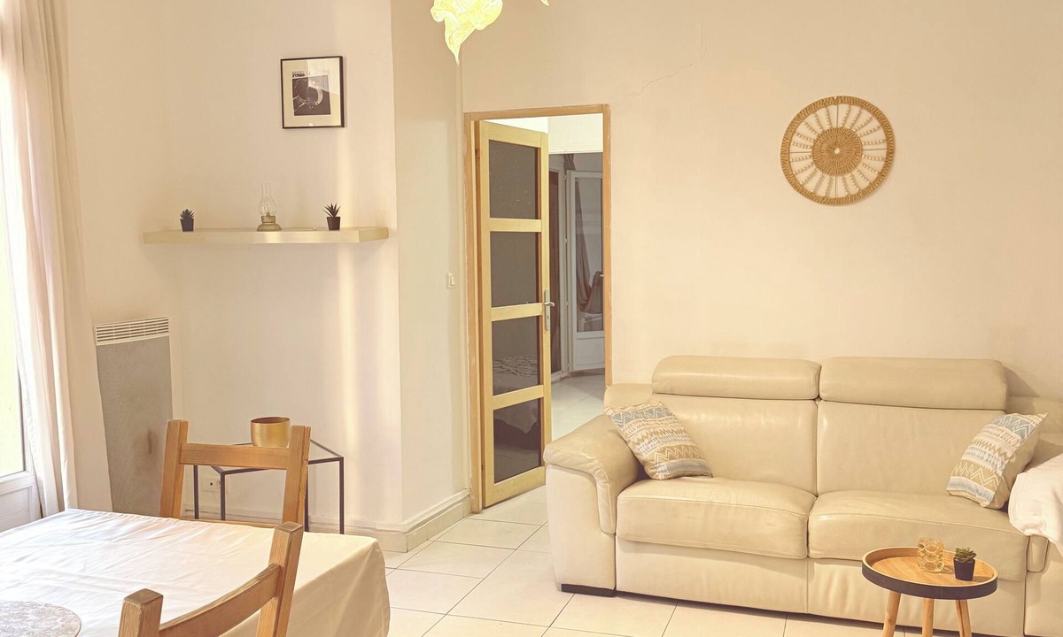 Riquier Apartment | Well-located 3-room apartment in Nice. 2 minutes from Riquier station
