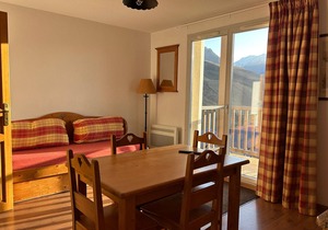 2-room in Peyragudes, shuttle, ski-back, 4 pers, balcony, spa access, WIFI optional