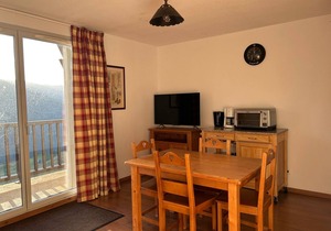 2-room in Peyragudes, shuttle, ski-back, 4 pers, balcony, spa access, WIFI optional