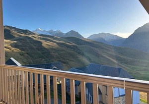 2-room in Peyragudes, shuttle, ski-back, 4 pers, balcony, spa access, WIFI optional