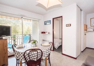 Appartement cosy 4 pers. avec balcon, tout équipé au cœur de Saint-Lary-Soulan - FR-1-296-139