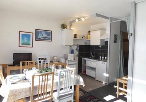 Studio cabine 6 pers. avec balcon, exposé sud, Club Engaly II - FR-1-457-241