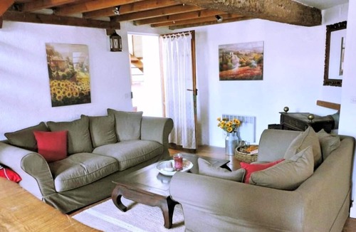 Quillan Cottage | 15thc Oak Beamed Cottage with stunning views of Old Town, River Aude & Pyrenees