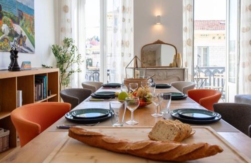 Carabacel Apartment | #17 Staywizus -Suite Gioffredo 3 BDR AC - 5mins Vieux Nice Port