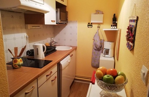 Bagneres-de-Luchon Apartment | 2-room cabin apartment with balcony, parking, pets allowed, Wi-Fi