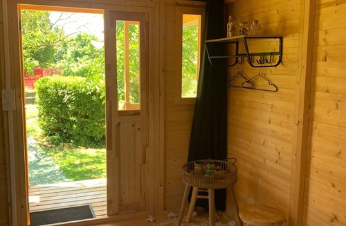 Monbequi Cabin | 2-seater caravan (2) in wooded park. Near Canal du Midi