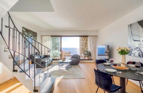 Mont Boron Apartment | #22 Staywizus - Duplex panoramic sea view 2Bdr, AC, swimpool, parking, petanque