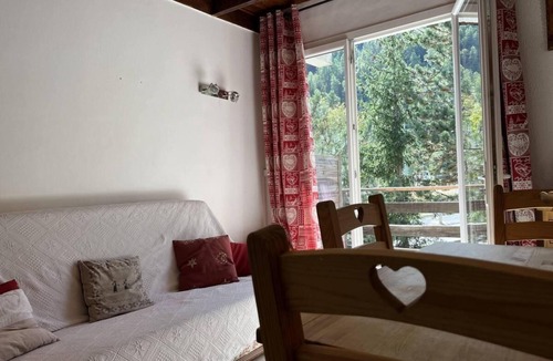 Pra Loup Apartment | 250m from shops, 1st floor, view mountain, balcony, tv, 35m², Pra Loup