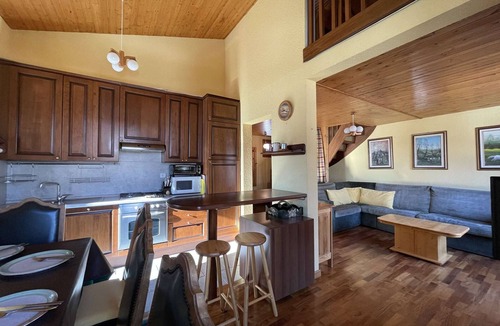 Montgenevre Apartment | 4-room apartment, mezzanine, 8/9 pers, private parking, Janus view, Montgenèvre
