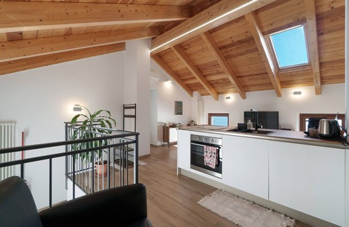 Voltri Apartment | Apartment 'La Mansarda di Crevari' with Sea View, Parking, Garden, Wi-Fi & Air Conditioning