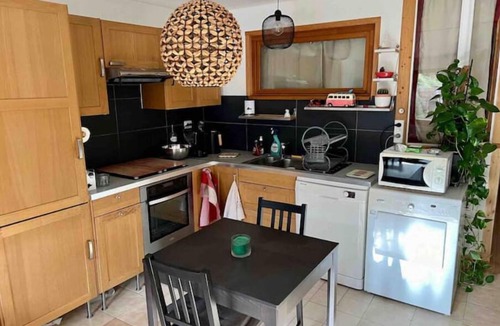 Saint-Gervais-les-Bains Apartment | Appart. au Pied de la Télécabine Avec Terrasse