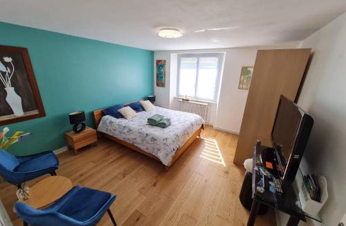Le Rosais-La Flourie Apartment | Appartement avec jardin