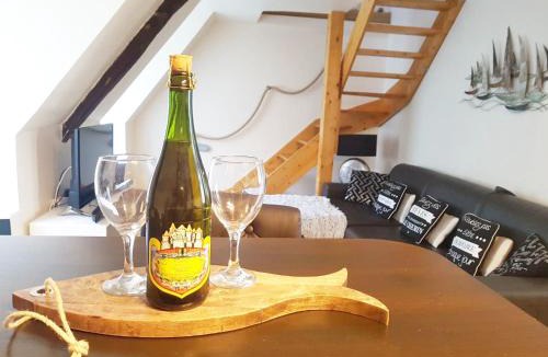 Saint-Servan Apartment | Appartement Saint Malo vue sur mer, parking vélo privé , Ferry, plage et commerces à 50 m