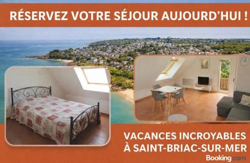 Saint-Briac-sur-Mer Apartment | Appartement situé prés des plages et du golf