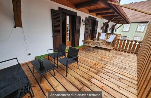 Bergheim Apartment | Appartements en duplex climatisés 3 et 4 personnes - Route des Vins - Centre Alsace