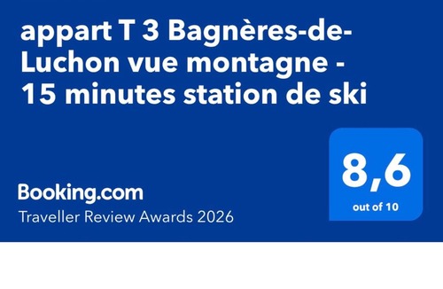Bagneres-de-Luchon Apartment | Bagnères-de-Luchon de Luchon T3 vue montagne 15 minutes station de ski, piscine de juin - septembre