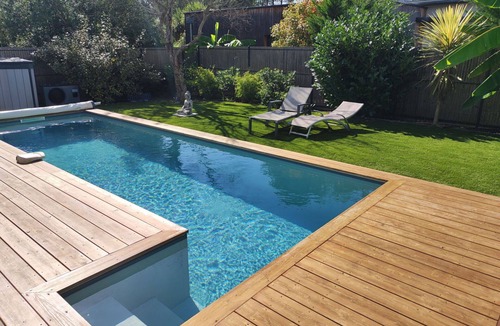 Saubion House | Beautiful private villa for 5 people with A/C, WIFI, private pool, TV, terrace and parking
