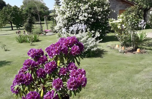 Eaux-Puiseaux Bed & Breakfast | Bed and Breakfast 'Chambre Lavande' with Shared Terrace, Shared Garden and Wi-Fi