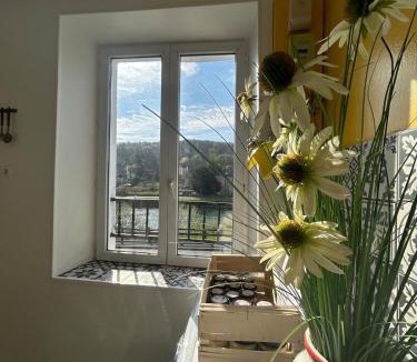 Bogny-sur-Meuse Apartment | Bel appart relooké à l'esprit " Chic dans le pré" vue sur Meuse