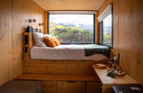 Arrodets-ez-Angles Cabin | Bele Ame - Parcel Tiny House - Tiny House face aux Pyrénées, près de Lourdes MAE-4543