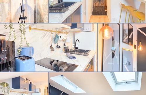 Yffiniac Apartment | Bleu Chic Élégance Contemporaine - Proche Mer