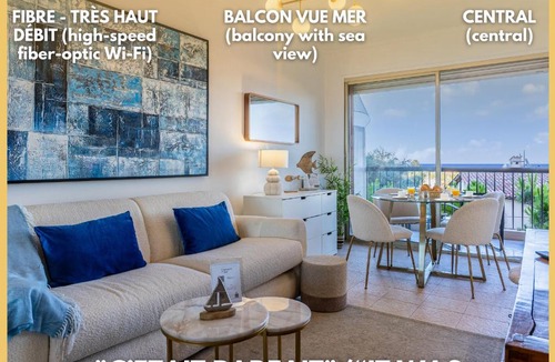 Beaulieu-sur-Mer Apartment | BLUE RIVIERA - vue mer - proche centre et gare