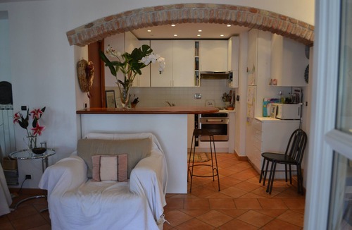 Sanremo House | Bright ,large stone terrace with porch and gazebo. Beautiful sea view.
