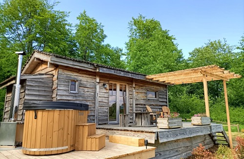 Foulcrey Cabin | Cabin “Robin Hood’s Cabin” with Private Terrace and Nordic Bath