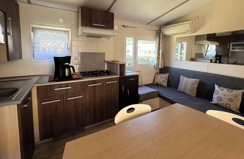 La Rouviere House | Camping de Vaudois * - Mobil-Home Shelbox 4 people