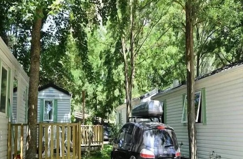 Axat House | Camping Le Moulin du Pont d'Aliès* - MRI Mobile Home 3 Rooms 4 People